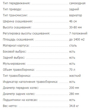 Технические характеристики Технические характеристики
