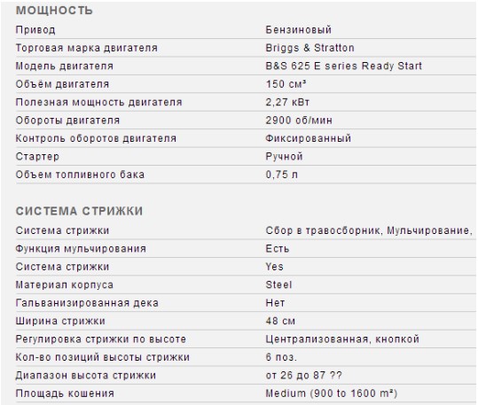 Технические характеристики Технические характеристики