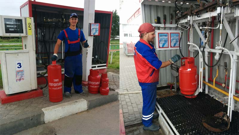 Применение газовых баллонов. Их заправка и особенности